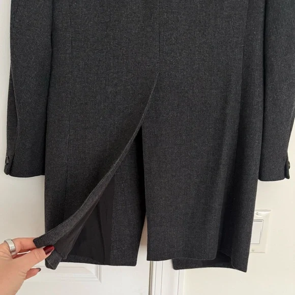 All Saints Charcoal Gray Men's Coat - Picture 8 of 12